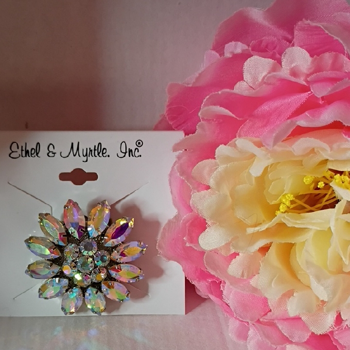 Crystal Brooch